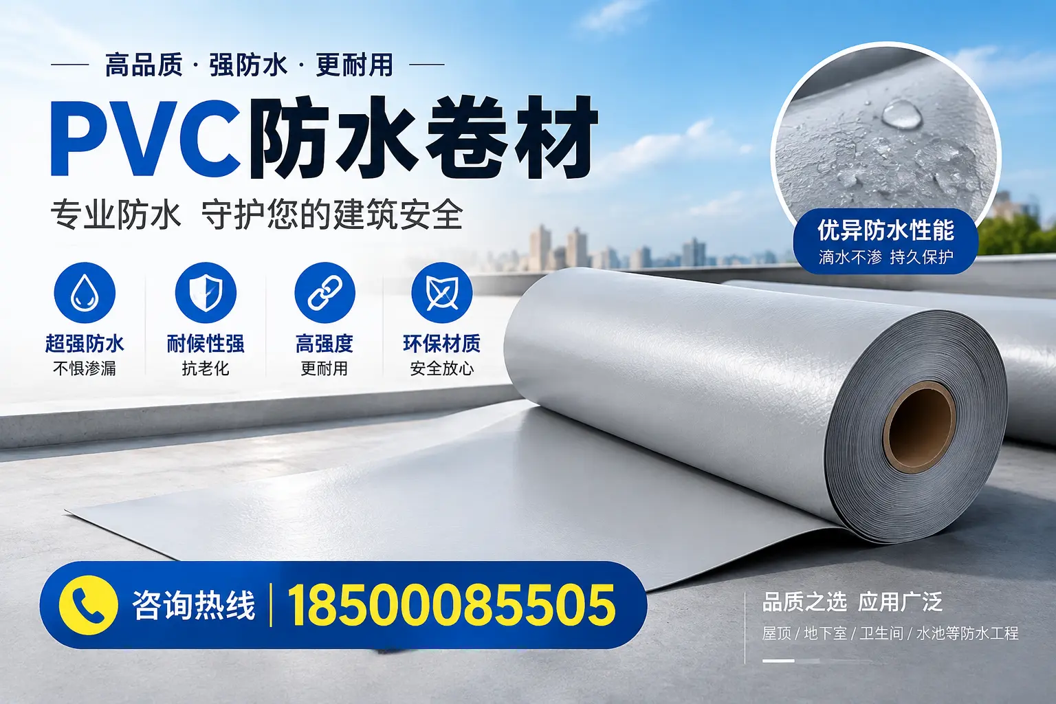 邢台地区pvc防水卷材的市场现状与发展趋势
