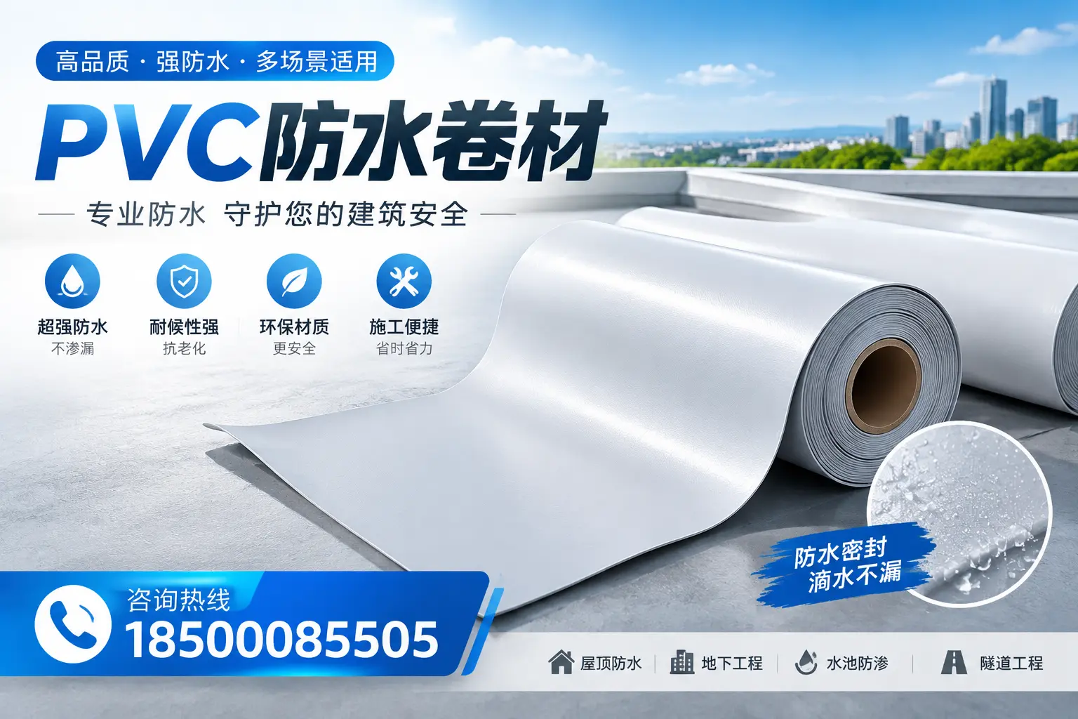 PVC防水卷材的市场竞争分析，邢台品牌选择参考